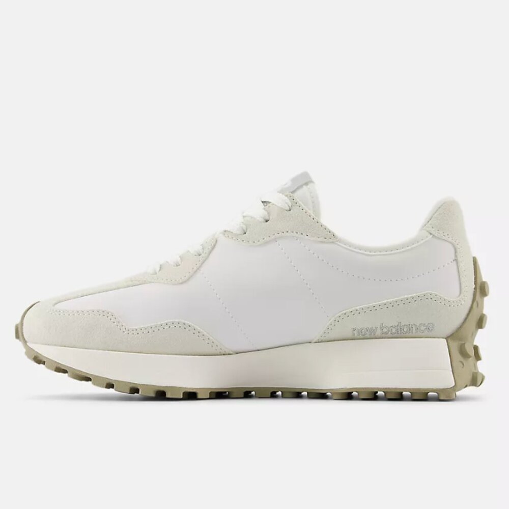 New Balance 327Women Sneakers Shoes Leather Sea Salt Brighton Grey various sizes - Picture 6 of 13